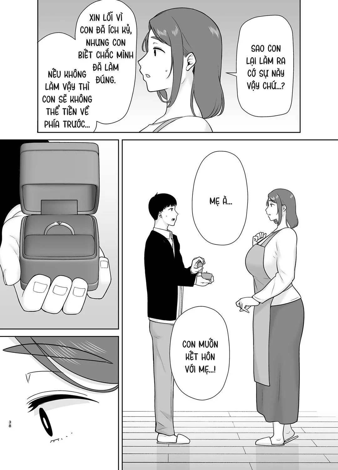 HentaiVN.net - Ảnh 3 - Mẹ là người phụ nữ mà tôi yêu [Boku no Kaa-san de, Boku no Suki na Hito.] - Chap 9B - Hồi kết