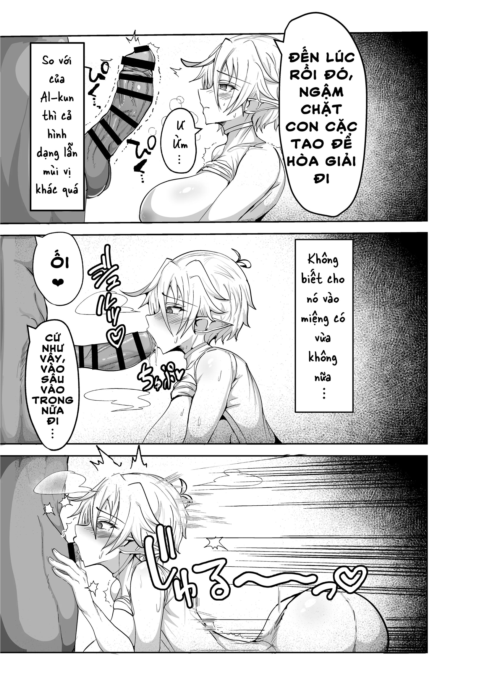 HentaiVN.net - Ảnh 14 - Dekapai Elf ga Ayatsurarete NTR Koubi Sareru Hon - Oneshot