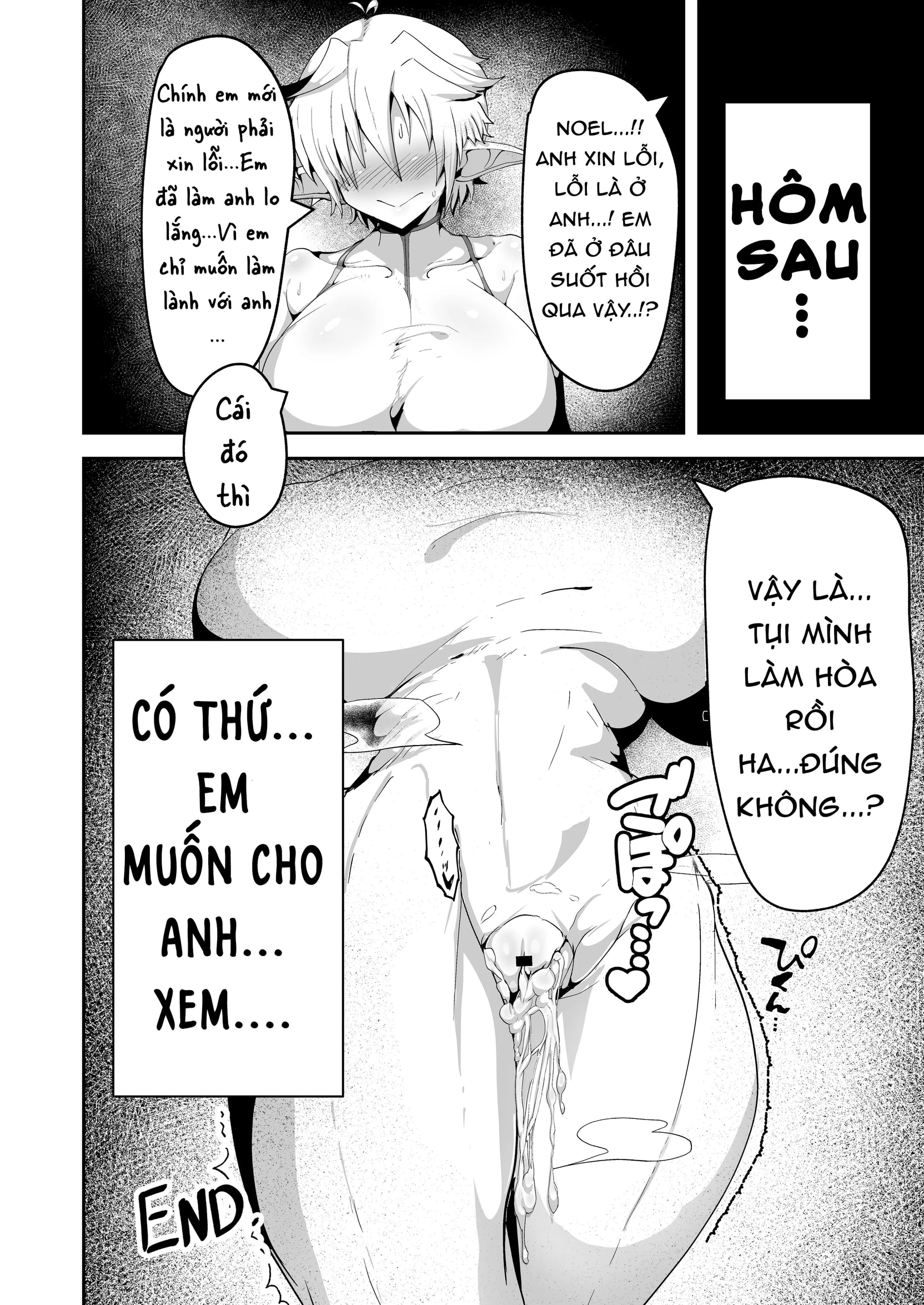 HentaiVN.net - Ảnh 25 - Dekapai Elf ga Ayatsurarete NTR Koubi Sareru Hon - Oneshot
