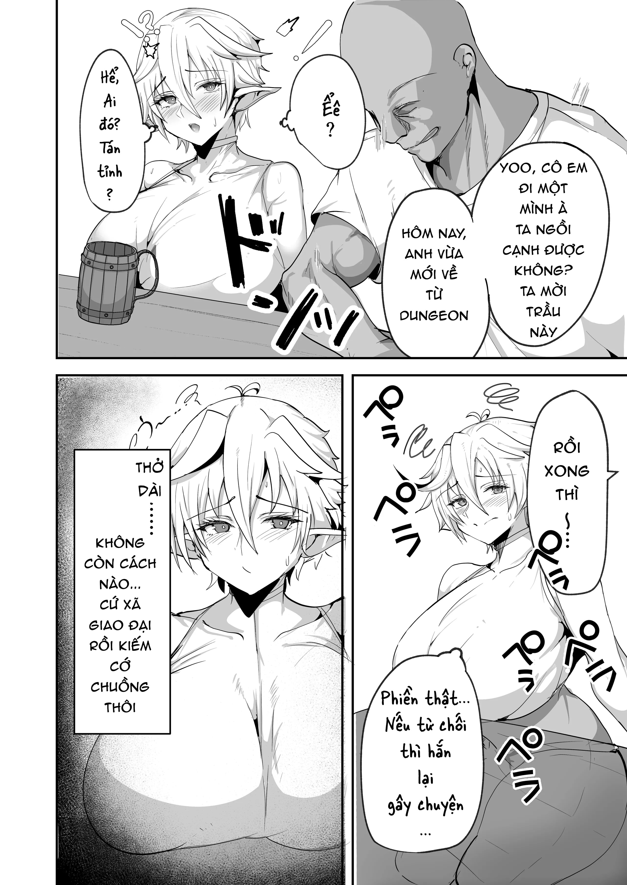 HentaiVN.net - Ảnh 9 - Dekapai Elf ga Ayatsurarete NTR Koubi Sareru Hon - Oneshot