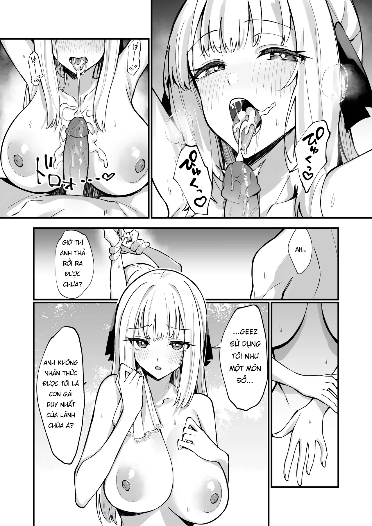 HentaiVN.net - Ảnh 37 - Ojousama Kanzen Haiboku.~Taisetsu ni Sodaterareta Kizoku Musume ga Jibun kara Shomin Ochinpo Onedari Surumade~ - Fix nốt lần này ko dc thì thôi