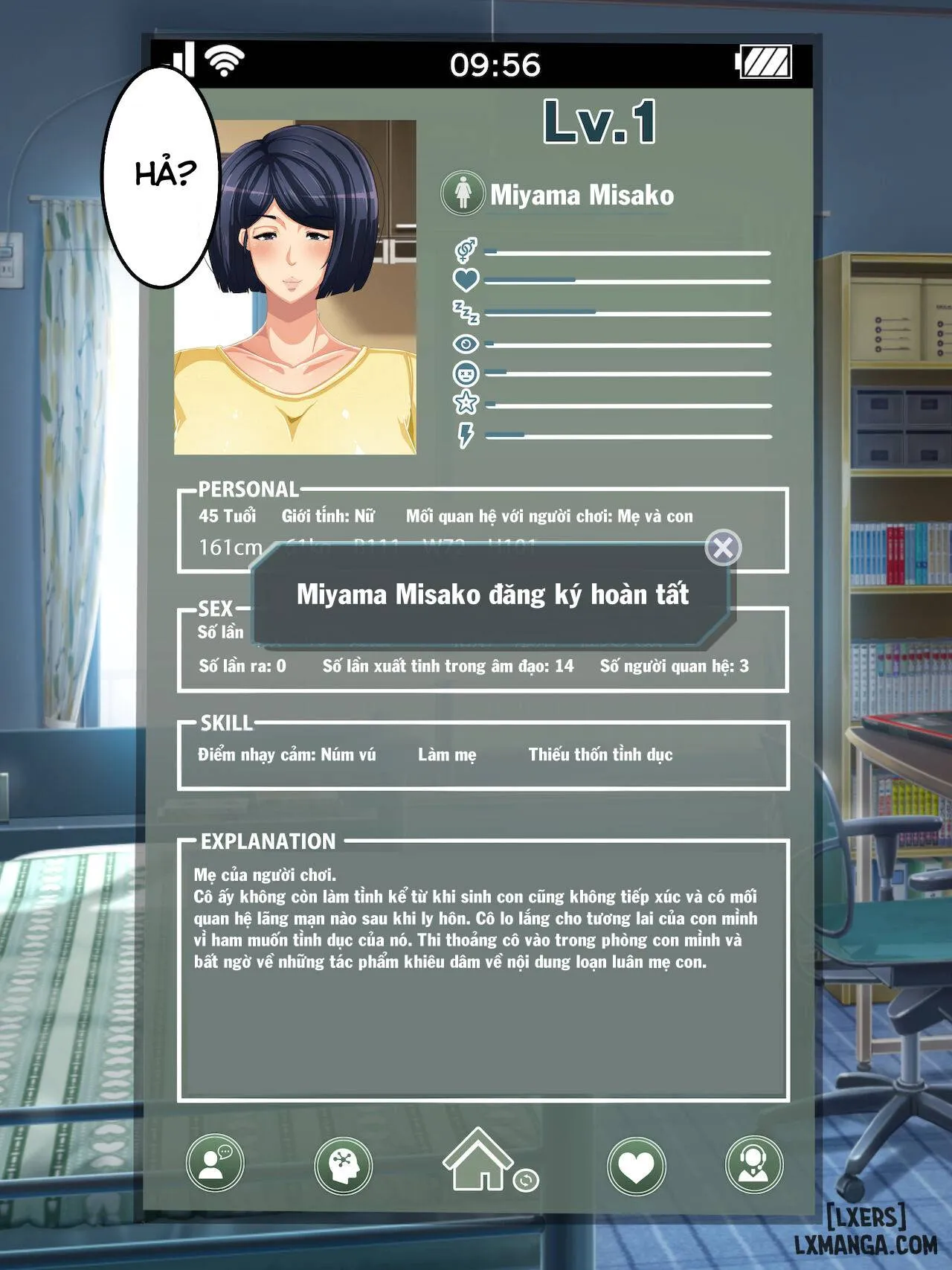 HentaiVN.net - Ảnh 28 - Genjitsu Kaihen Game Okaa-san Controller - Chapter 1
