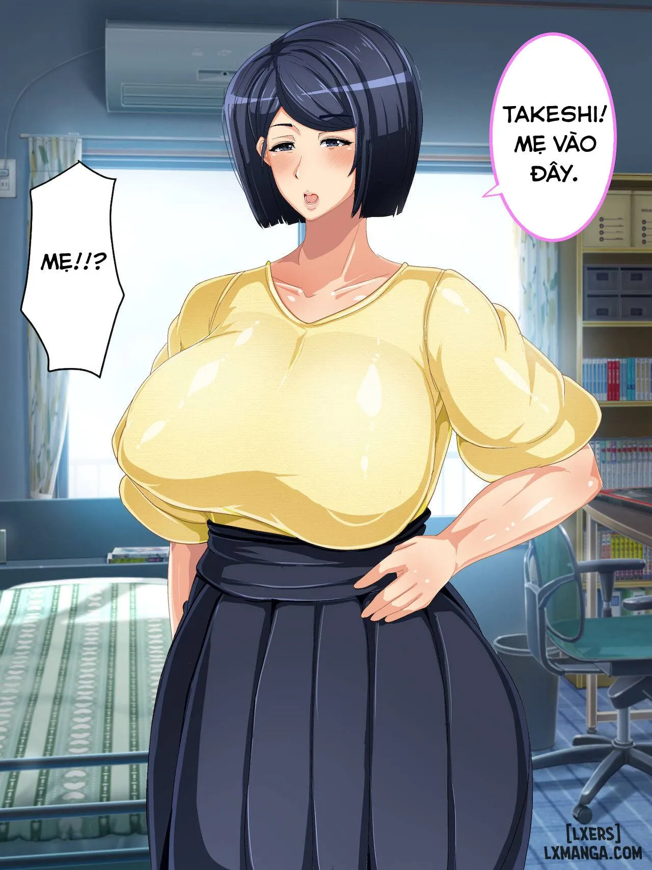 HentaiVN.net - Ảnh 37 - Genjitsu Kaihen Game Okaa-san Controller - Chapter 1