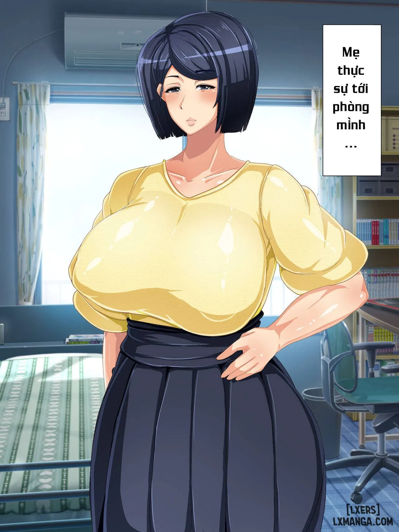 HentaiVN.net - Ảnh 39 - Genjitsu Kaihen Game Okaa-san Controller - Chapter 1