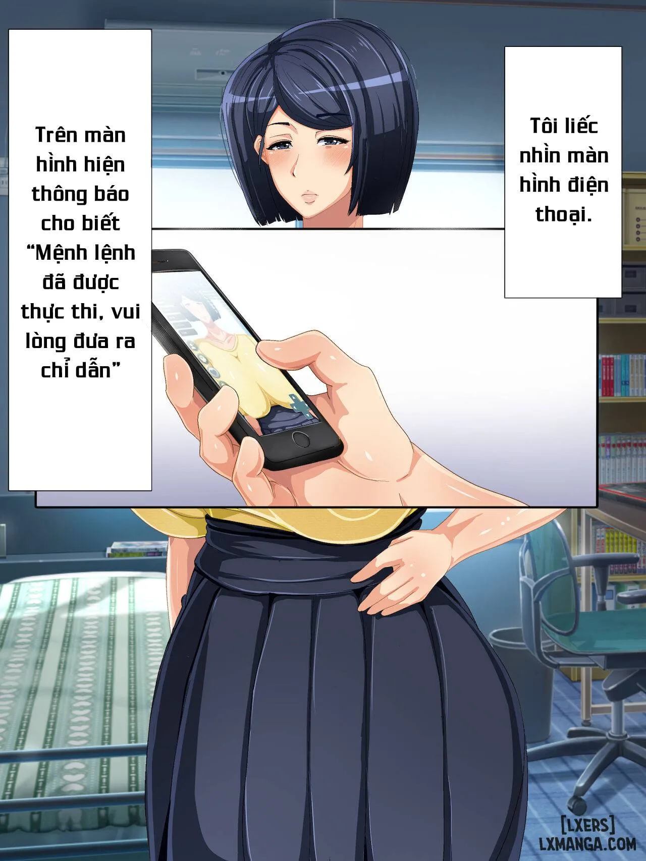 HentaiVN.net - Ảnh 42 - Genjitsu Kaihen Game Okaa-san Controller - Chapter 1
