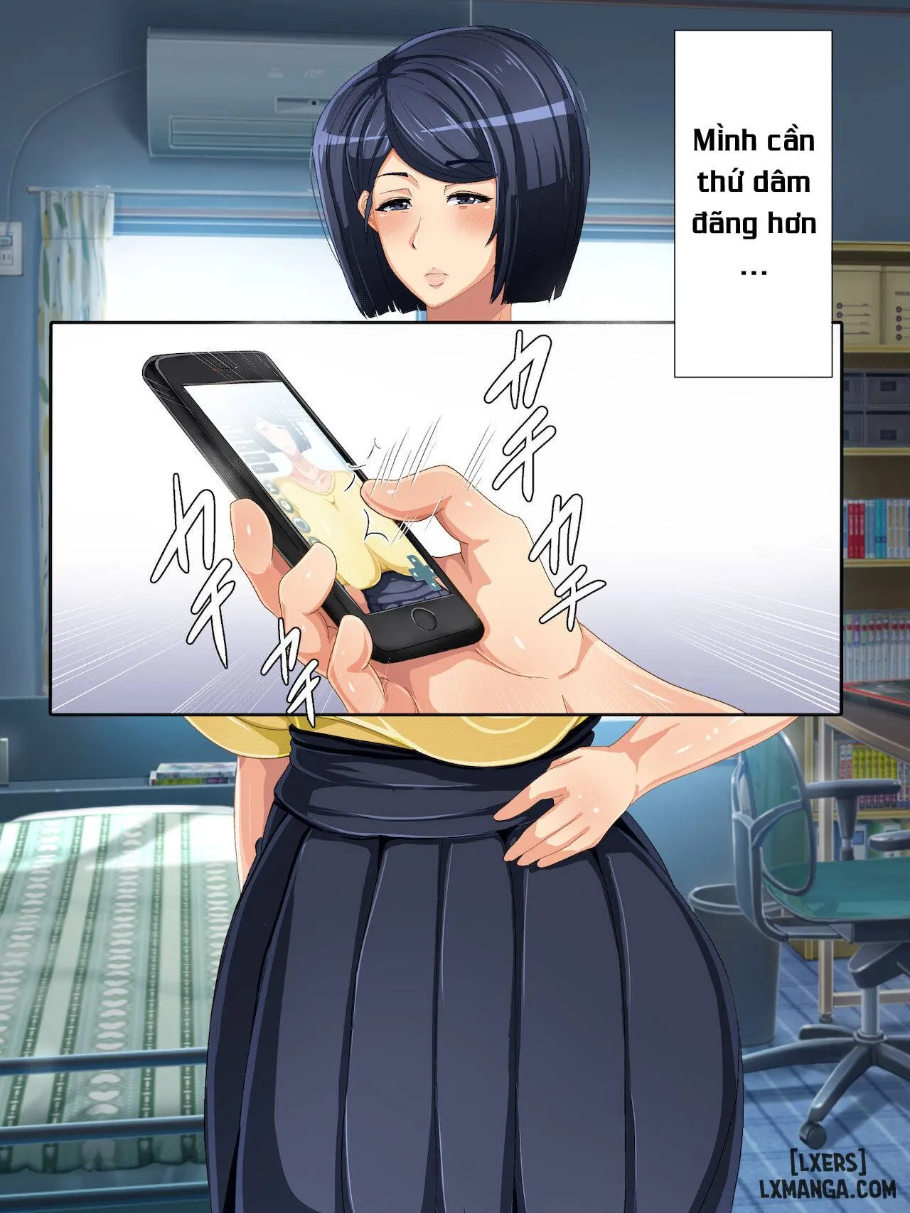 HentaiVN.net - Ảnh 43 - Genjitsu Kaihen Game Okaa-san Controller - Chapter 1