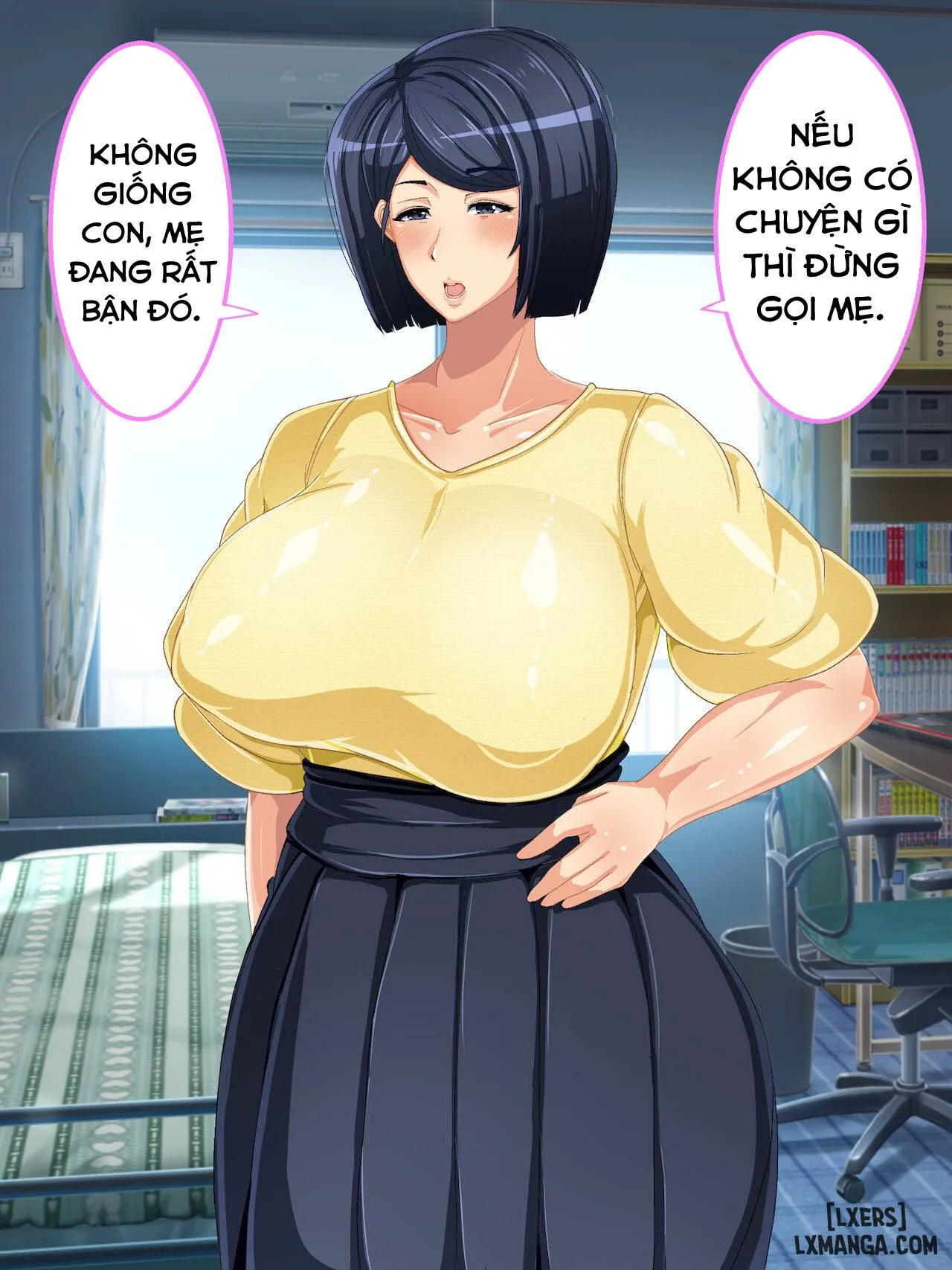 HentaiVN.net - Ảnh 47 - Genjitsu Kaihen Game Okaa-san Controller - Chapter 1