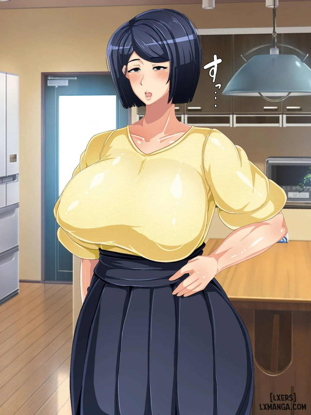 HentaiVN.net - Ảnh 61 - Genjitsu Kaihen Game Okaa-san Controller - Chapter 1