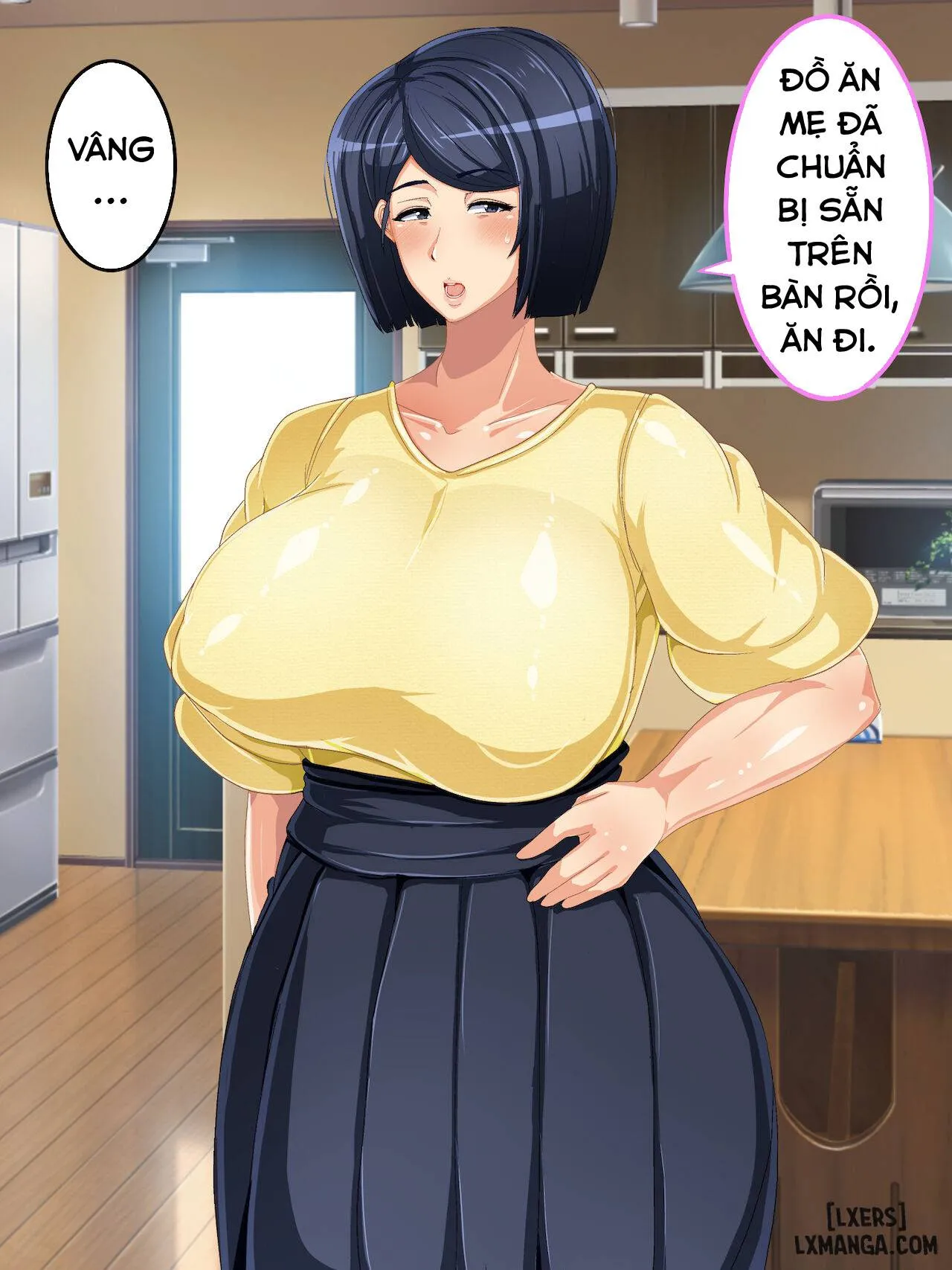 HentaiVN.net - Ảnh 63 - Genjitsu Kaihen Game Okaa-san Controller - Chapter 1
