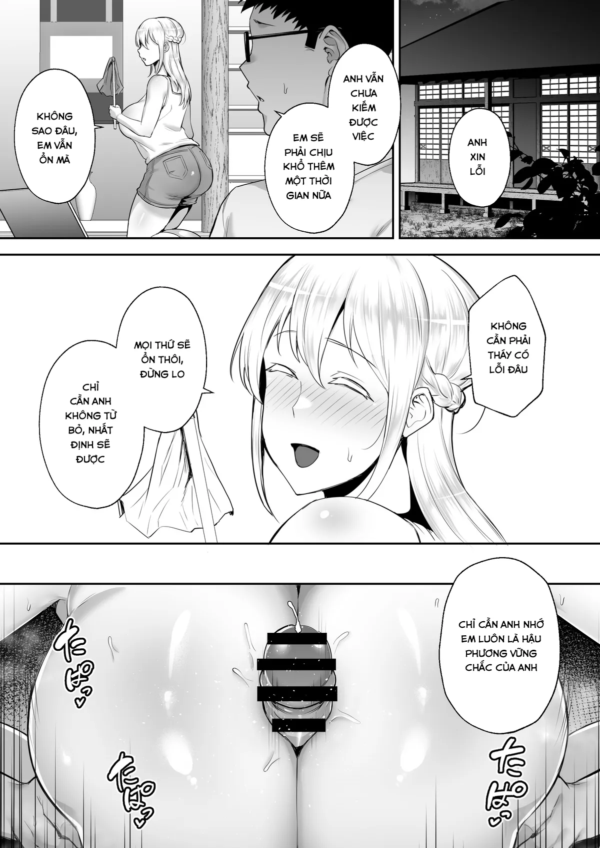 HentaiVN.net - Ảnh 18 - Cuckold Big Tits Blonde Wife Elena -If I Admired Yamato Nadeshiko, I Became Onaho Nadeshiko - Oneshot