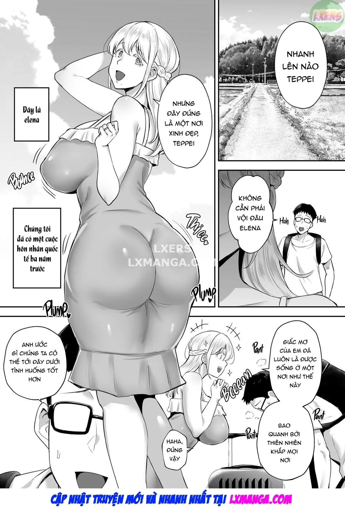 HentaiVN.net - Ảnh 3 - Cuckold Big Tits Blonde Wife Elena -If I Admired Yamato Nadeshiko, I Became Onaho Nadeshiko - Oneshot - Không che