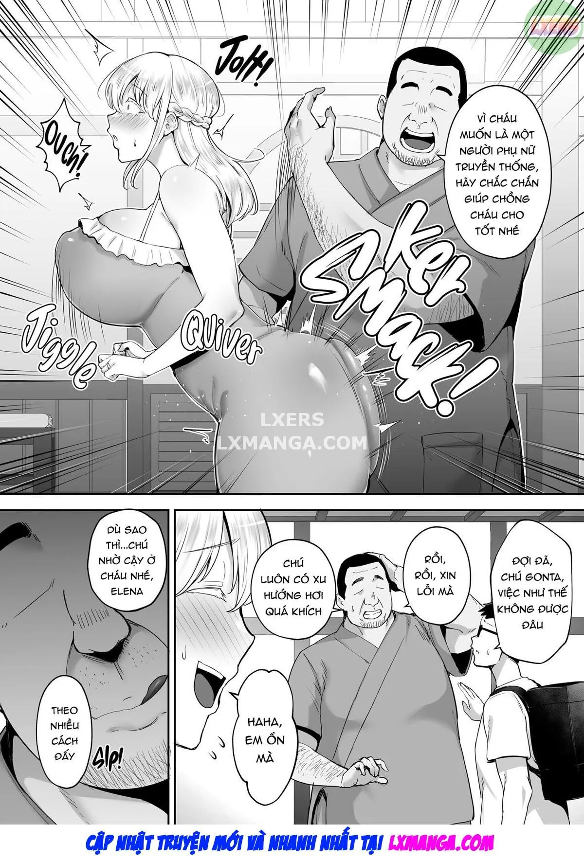 HentaiVN.net - Ảnh 6 - Cuckold Big Tits Blonde Wife Elena -If I Admired Yamato Nadeshiko, I Became Onaho Nadeshiko - Oneshot - Không che
