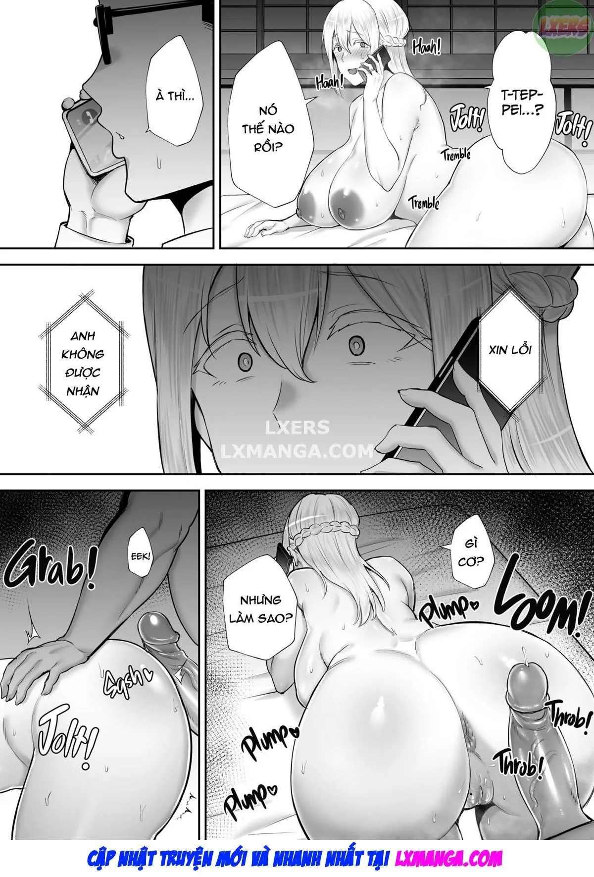 HentaiVN.net - Ảnh 66 - Cuckold Big Tits Blonde Wife Elena -If I Admired Yamato Nadeshiko, I Became Onaho Nadeshiko - Oneshot - Không che