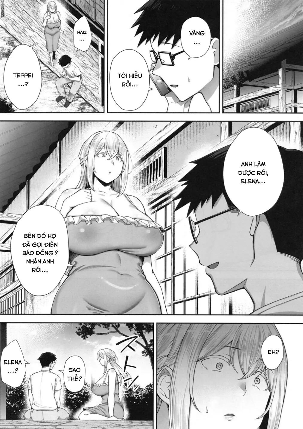 HentaiVN.net - Ảnh 42 - Cuckold Big Tits Blonde Wife Elena -If I Admired Yamato Nadeshiko, I Became Onaho Nadeshiko - Chap 2 (上)