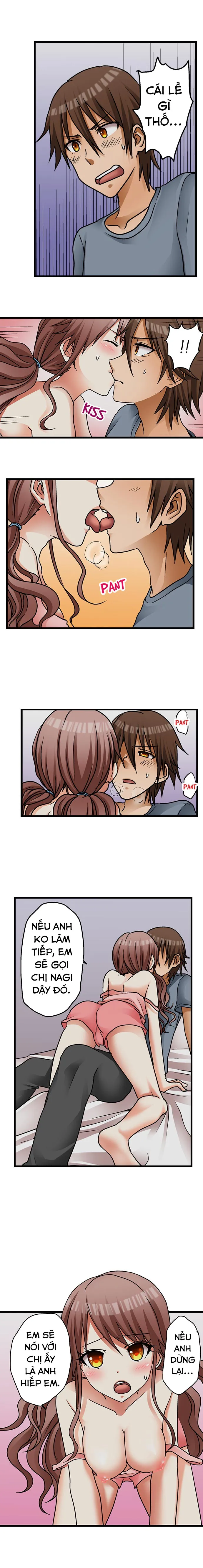 HentaiVN.net - Ảnh 7 - Lần đầu của tôi là... Với em gái!!? [My First Time is with.... My Little Sister?!] - Chap 8-Sắp thịt con em