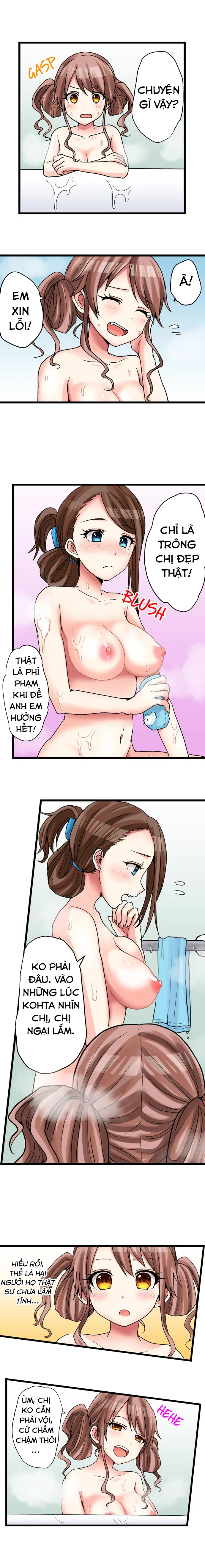 HentaiVN.net - Ảnh 5 - Lần đầu của tôi là... Với em gái!!? [My First Time is with.... My Little Sister?!] - Chap 19