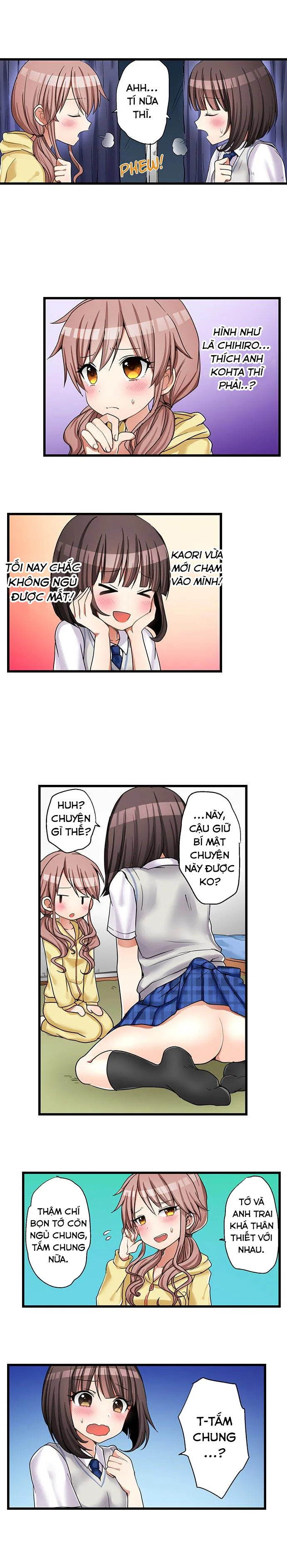 HentaiVN.net - Ảnh 5 - Lần đầu của tôi là... Với em gái!!? [My First Time is with.... My Little Sister?!] - Chap 33