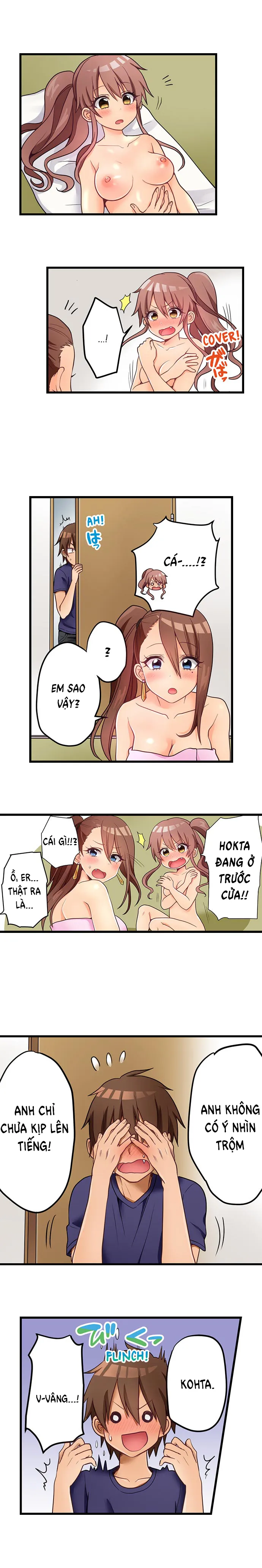 HentaiVN.net - Ảnh 7 - Lần đầu của tôi là... Với em gái!!? [My First Time is with.... My Little Sister?!] - Chap 45