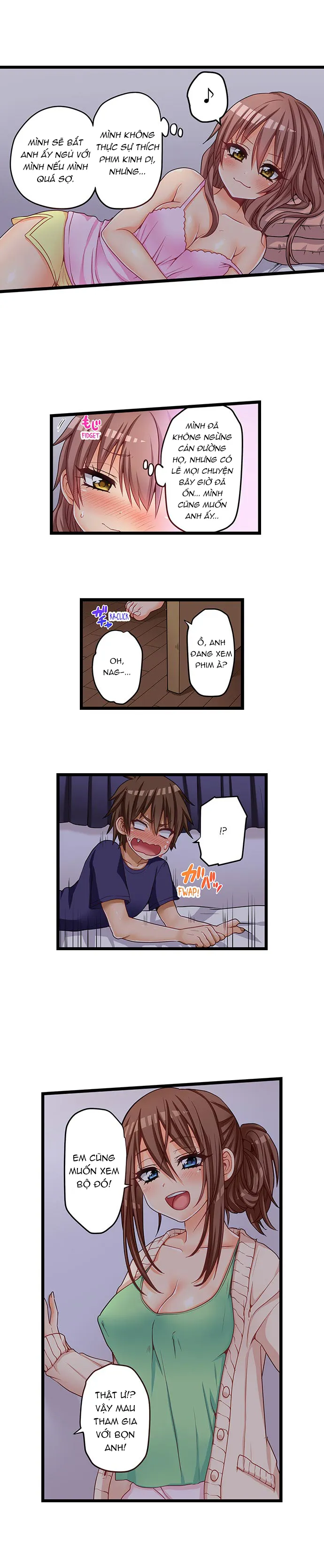 HentaiVN.net - Ảnh 5 - Lần đầu của tôi là... Với em gái!!? [My First Time is with.... My Little Sister?!] - Chap 49