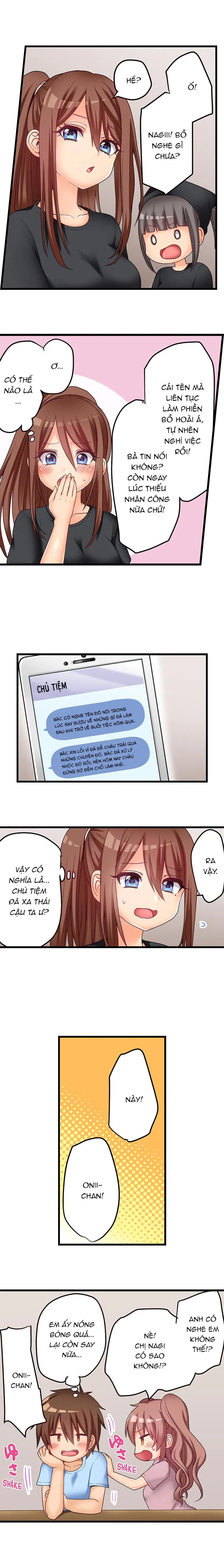 HentaiVN.net - Ảnh 8 - Lần đầu của tôi là... Với em gái!!? [My First Time is with.... My Little Sister?!] - Chap 54