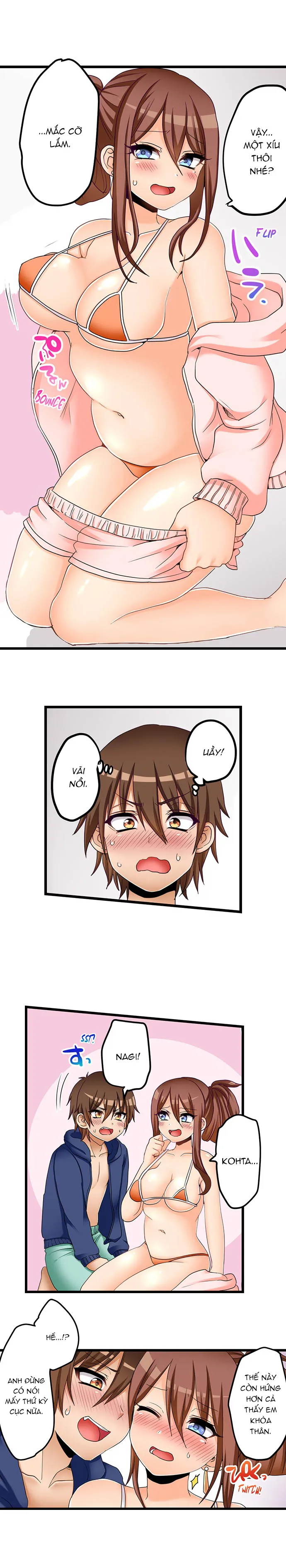 HentaiVN.net - Ảnh 9 - Lần đầu của tôi là... Với em gái!!? [My First Time is with.... My Little Sister?!] - Chap 56