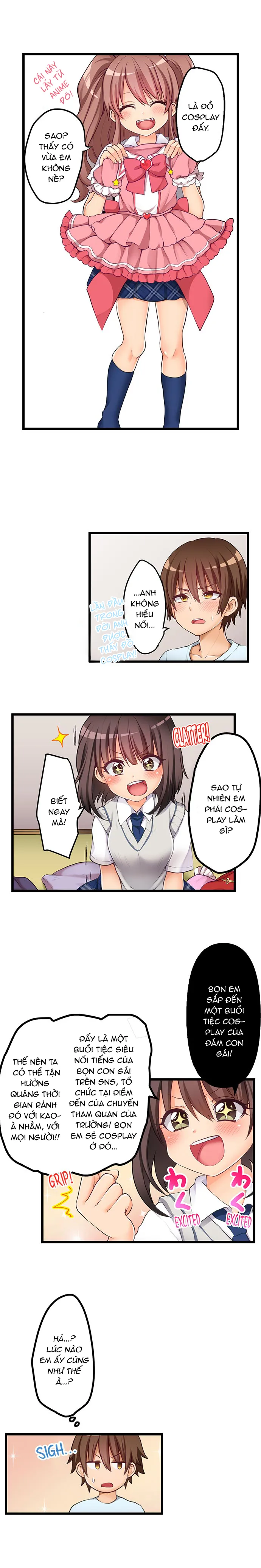 HentaiVN.net - Ảnh 3 - Lần đầu của tôi là... Với em gái!!? [My First Time is with.... My Little Sister?!] - Chap 58