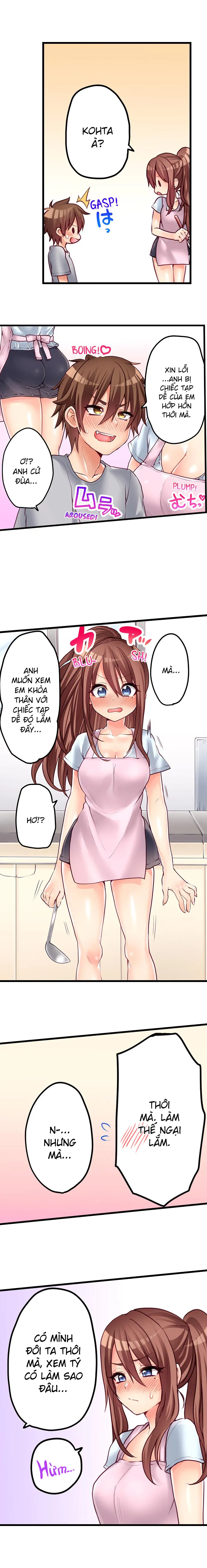 HentaiVN.net - Ảnh 5 - Lần đầu của tôi là... Với em gái!!? [My First Time is with.... My Little Sister?!] - Chap 61