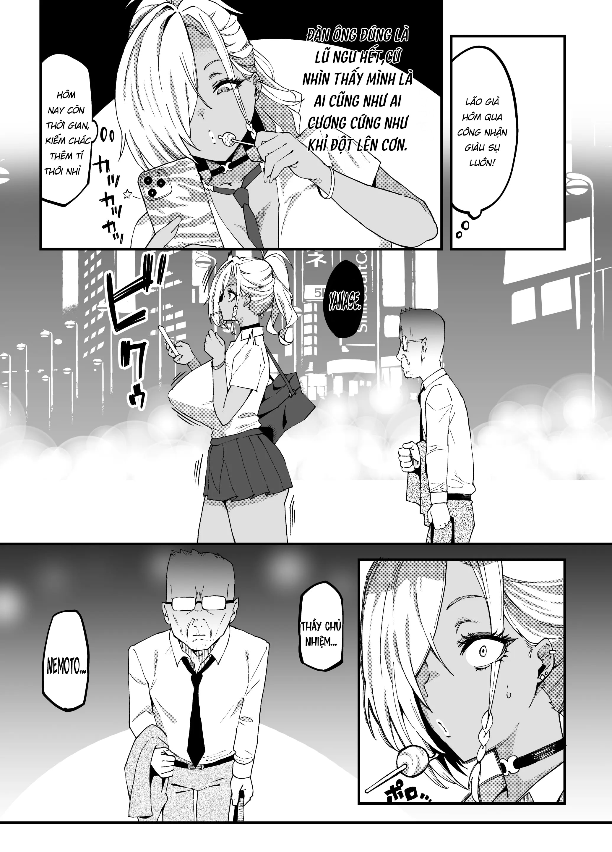 HentaiVN.net - Ảnh 9 - Chỉnh đốn cô nàng Gal to lớn - Chap 1