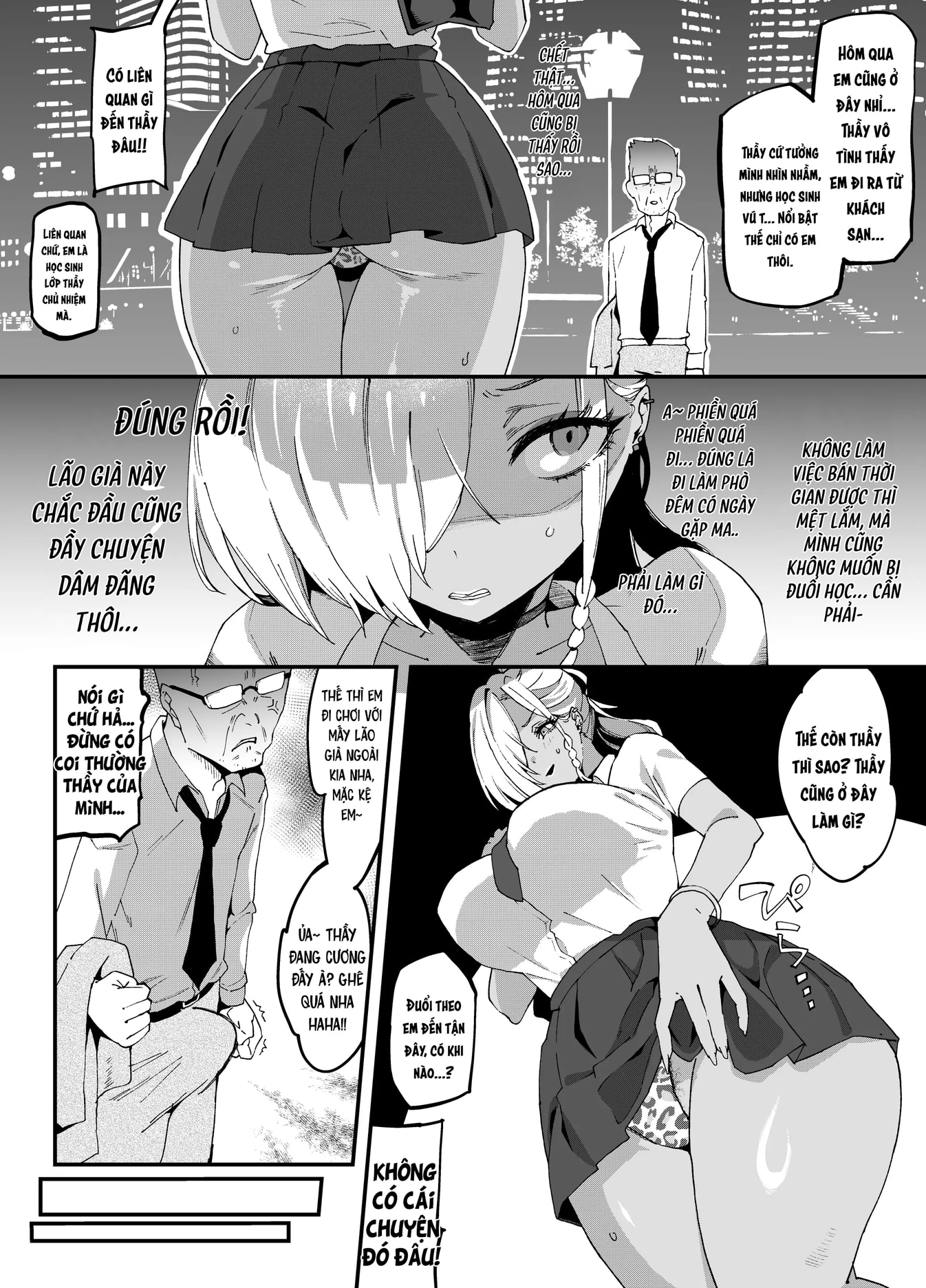 HentaiVN.net - Ảnh 10 - Chỉnh đốn cô nàng Gal to lớn - Chap 1