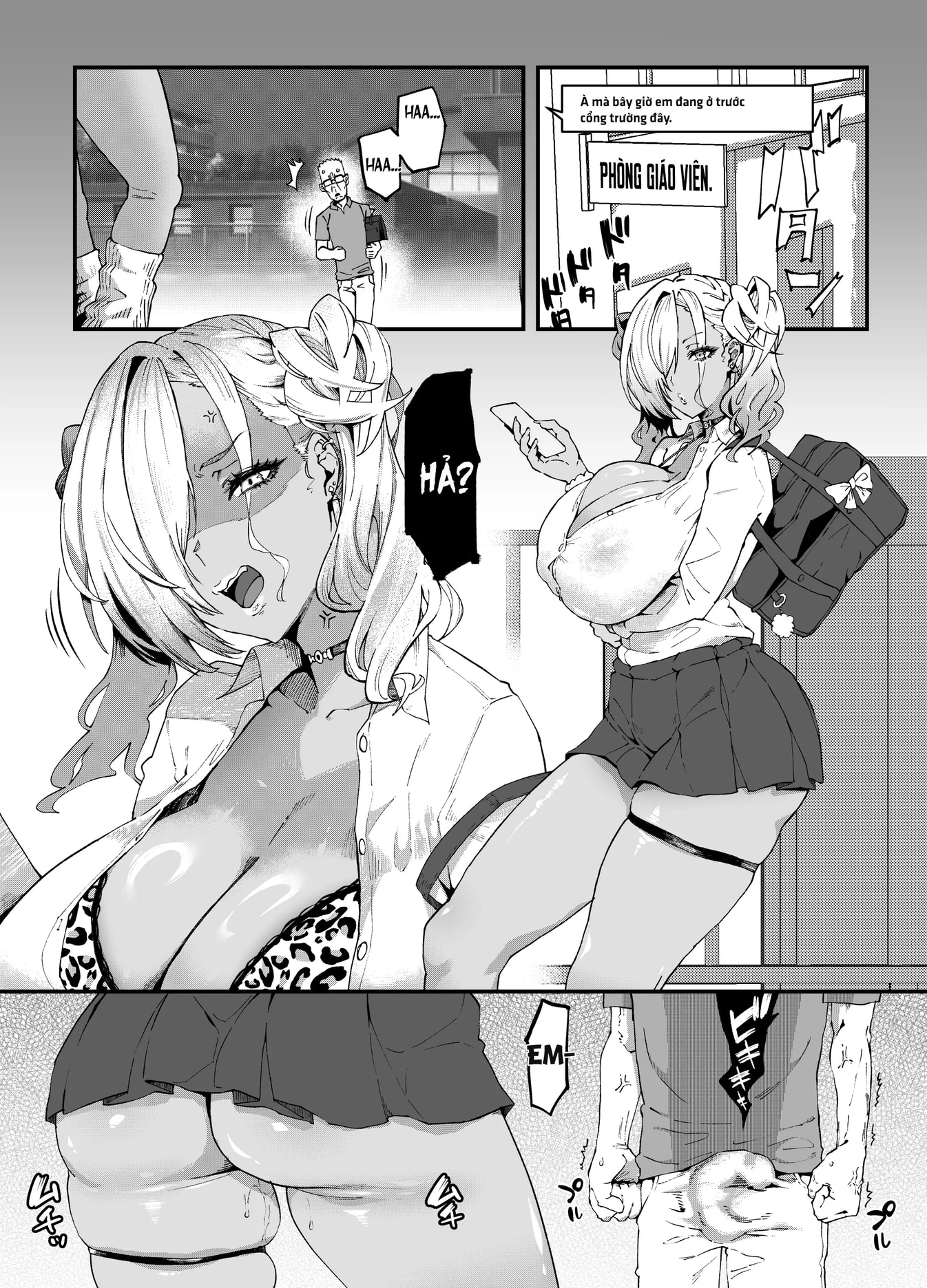 HentaiVN.net - Ảnh 12 - Chỉnh đốn cô nàng Gal to lớn - Chap 2 End