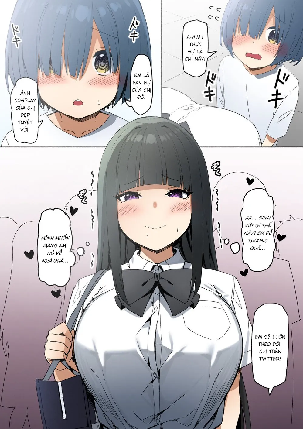 HentaiVN.net - Ảnh 13 - Thợ săn shota [Joshi Kōsei Rich Thots] - Part 3.2