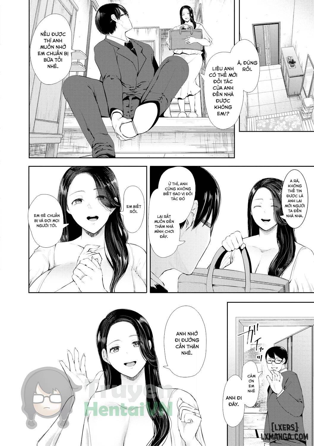 HentaiVN.net - Ảnh 8 - Netorareta Hitozuma - Chương 1