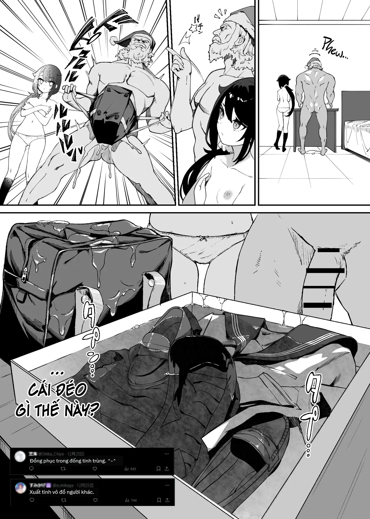 HentaiVN.net - Ảnh 10 - The manga: Fetish của mọi người! - Ông già noel mất dạy