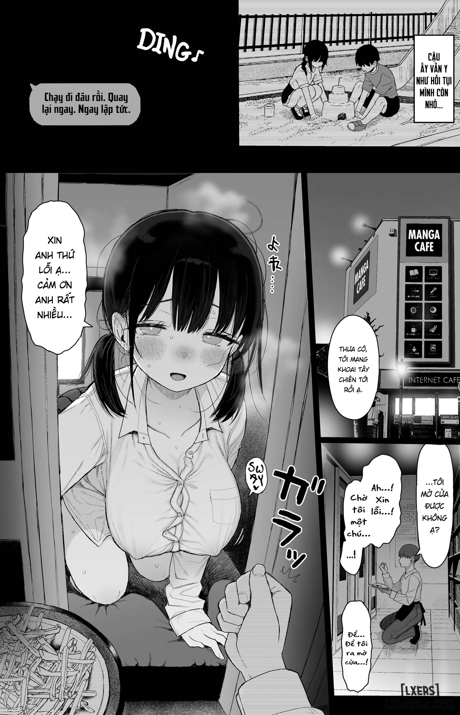 HentaiVN.net - Ảnh 35 - Hikaeme Kanojo wa Kobamenai | The Mild-Mannered Girlfriend Who Can't Resist + Omake - Chap 2.