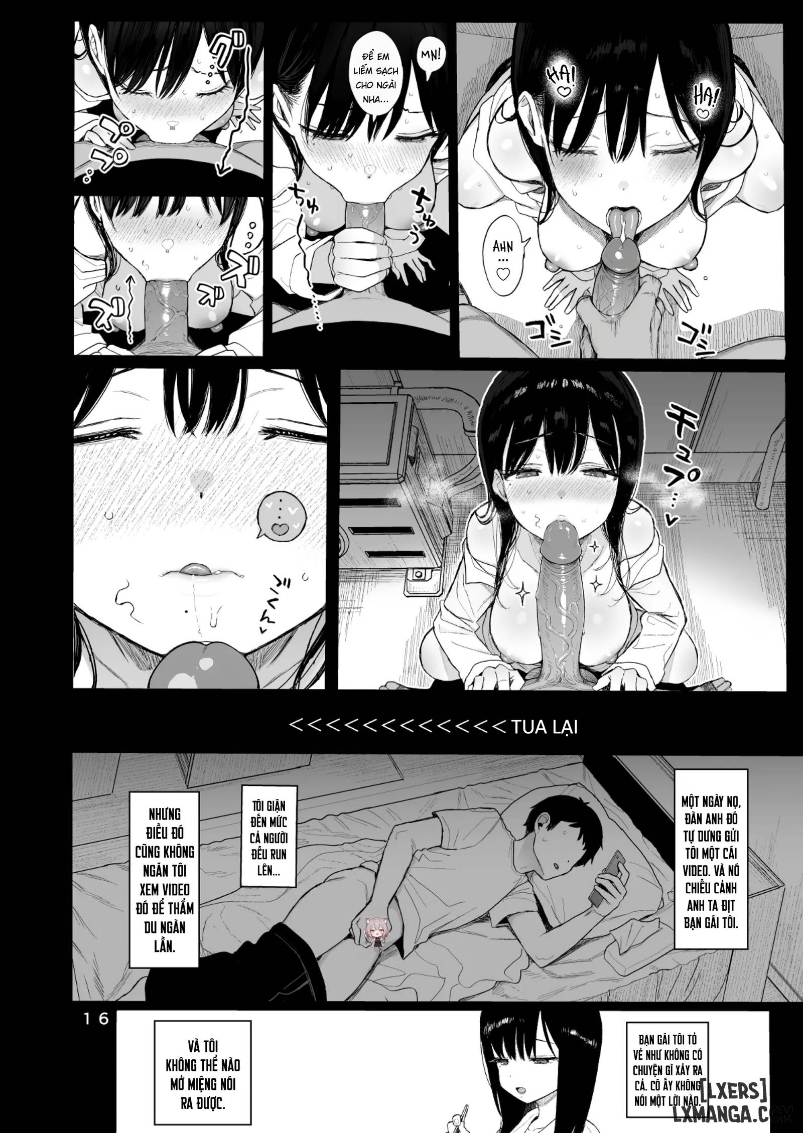 HentaiVN.net - Ảnh 56 - Hikaeme Kanojo wa Kobamenai | The Mild-Mannered Girlfriend Who Can't Resist + Omake - Chap 2.