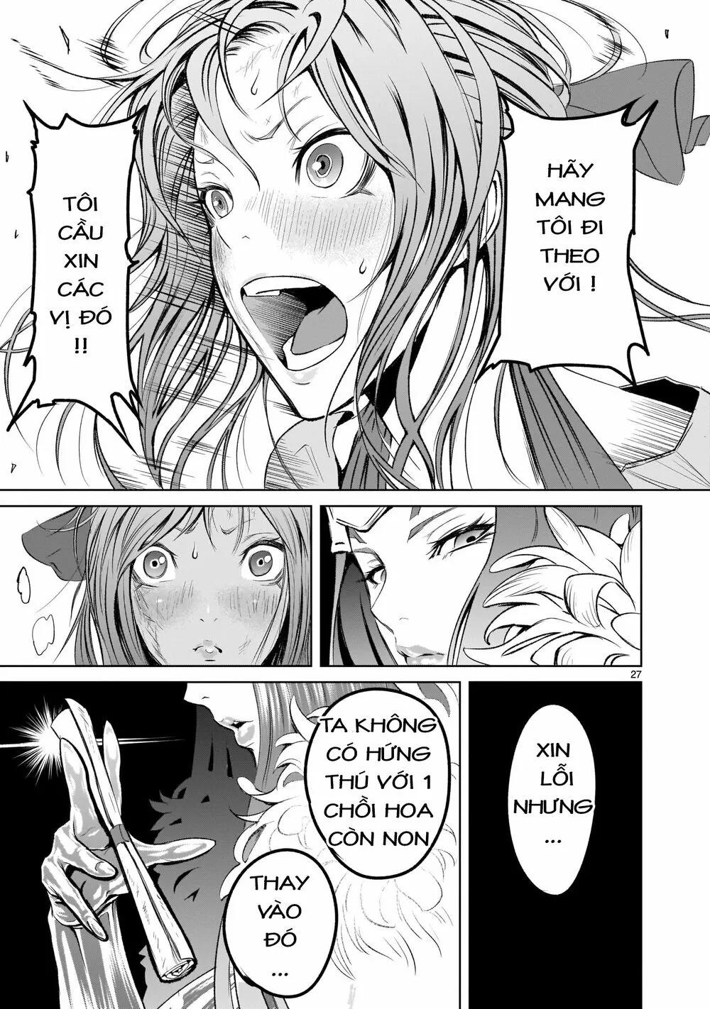 HentaiVN.net - Ảnh 26 - Đấu trường Hoa hồng [Rosengarten Saga; Rozengaten Saga; Rosen Garten Saga] - Chap 2: Yêu quý ~Lilie und Rose~