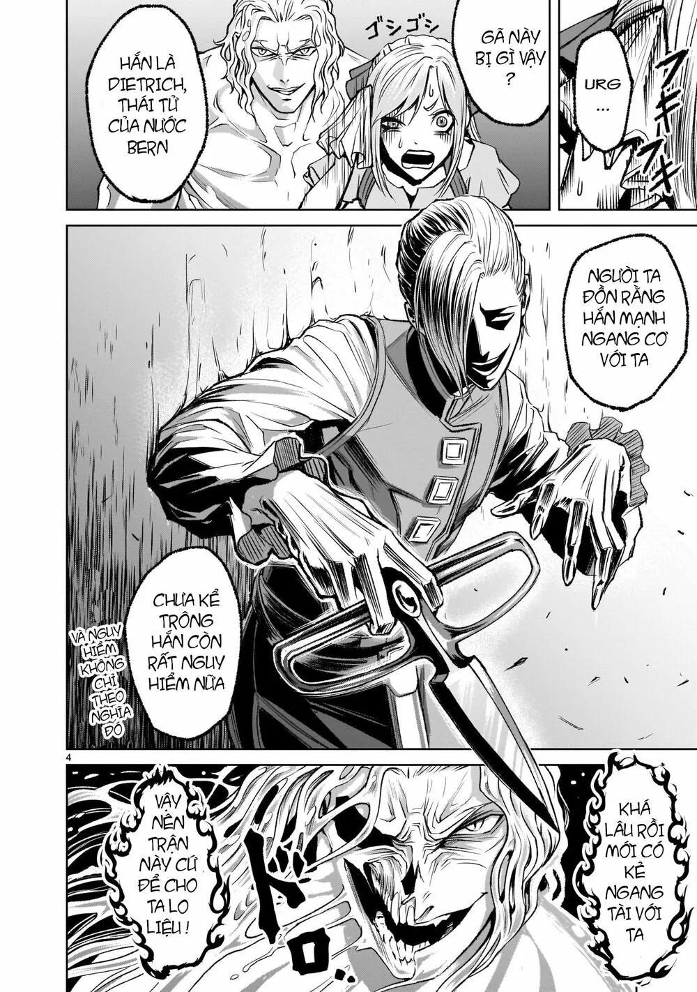 HentaiVN.net - Ảnh 4 - Đấu trường Hoa hồng [Rosengarten Saga; Rozengaten Saga; Rosen Garten Saga] - Chap 4: Thật sự 〜Masochismus〜