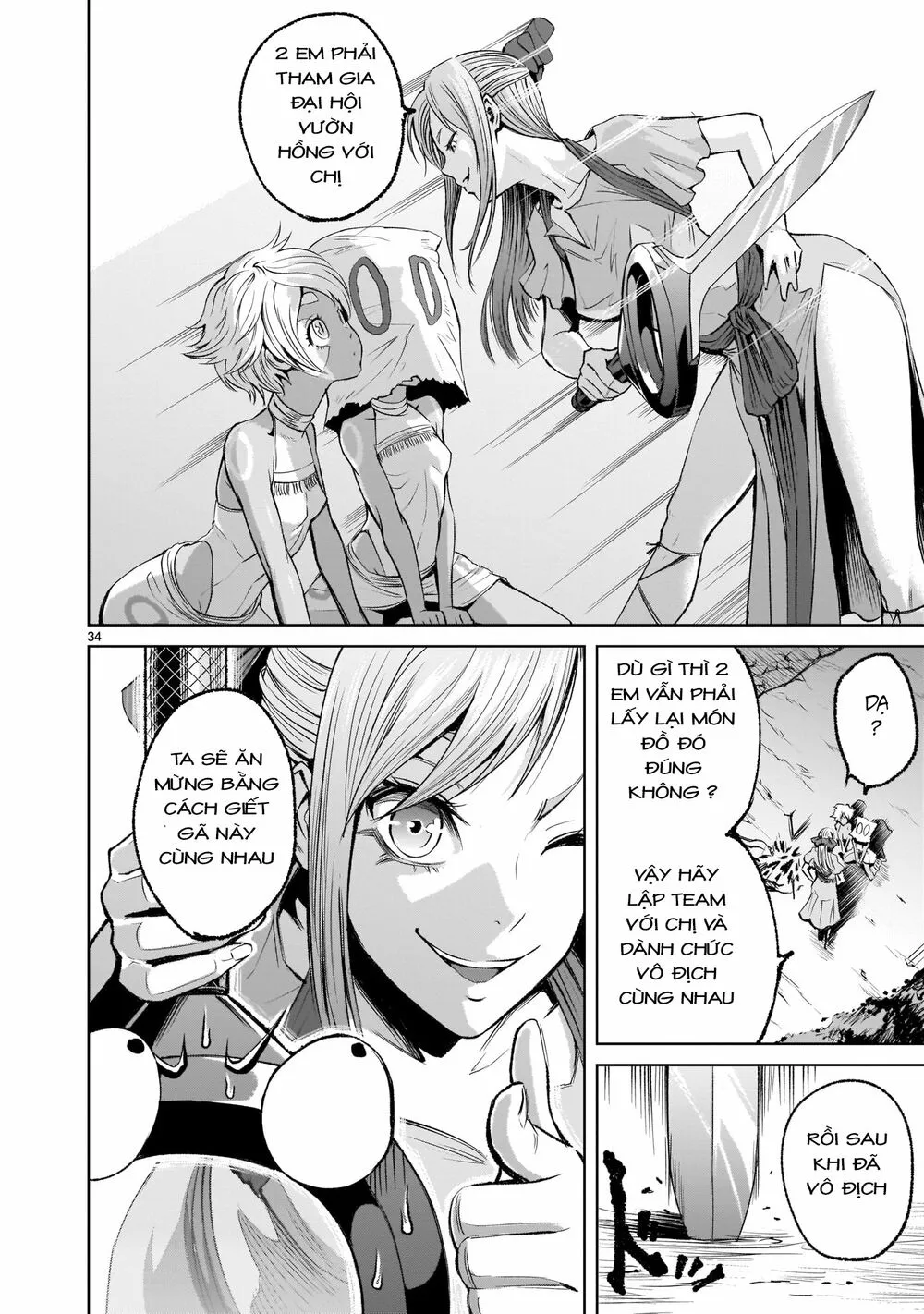 HentaiVN.net - Ảnh 32 - Đấu trường Hoa hồng [Rosengarten Saga; Rozengaten Saga; Rosen Garten Saga] - Chap 6: Tập hợp 〜Schwesternliebe〜