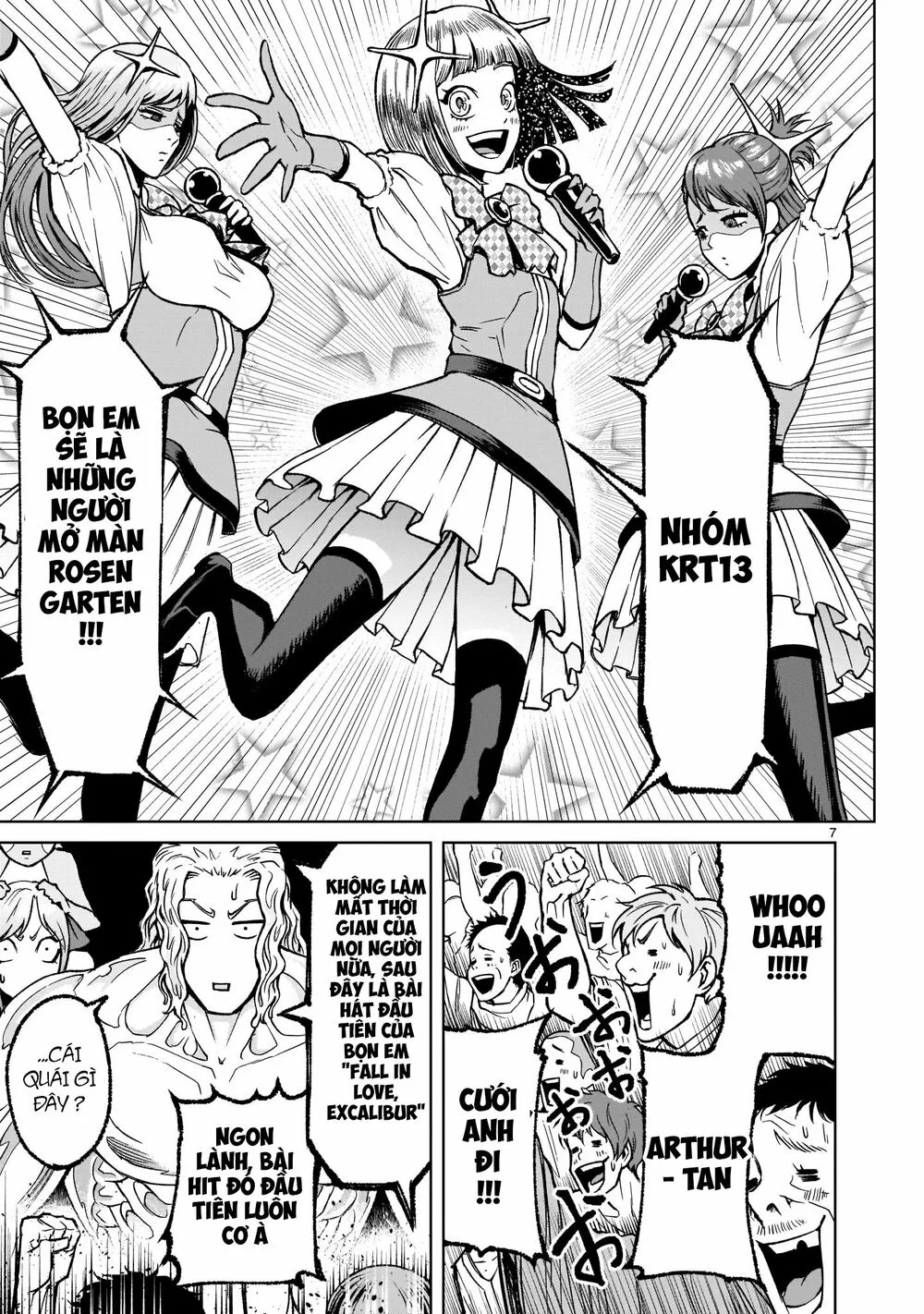 HentaiVN.net - Ảnh 7 - Đấu trường Hoa hồng [Rosengarten Saga; Rozengaten Saga; Rosen Garten Saga] - Chap 7: Đối thủ anh hùng~idol