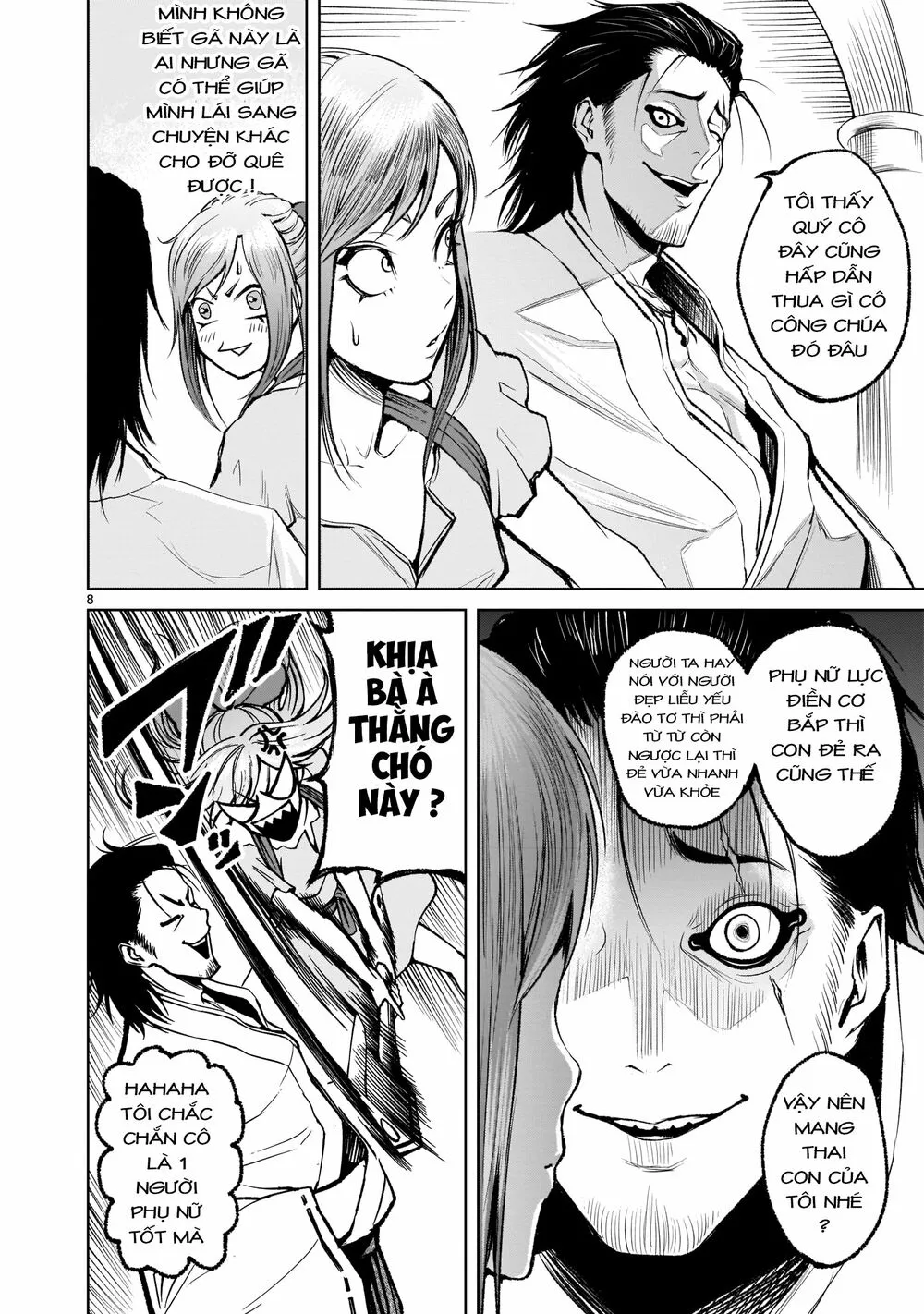 HentaiVN.net - Ảnh 8 - Đấu trường Hoa hồng [Rosengarten Saga; Rozengaten Saga; Rosen Garten Saga] - Chap 8: Ác ý~Mütterlicherseits~