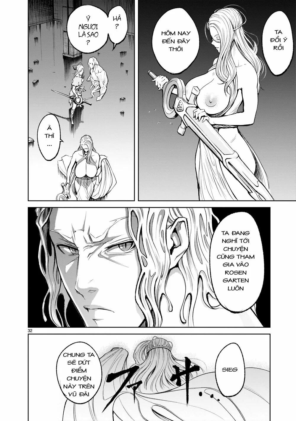 HentaiVN.net - Ảnh 32 - Đấu trường Hoa hồng [Rosengarten Saga; Rozengaten Saga; Rosen Garten Saga] - Chap 9: Bạn bè [ đồng đội 〜Ambivalenz〜