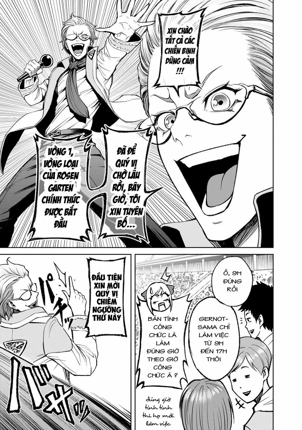 HentaiVN.net - Ảnh 25 - Đấu trường Hoa hồng [Rosengarten Saga; Rozengaten Saga; Rosen Garten Saga] - Chap 10: Chiến binh 〜Mannschaft〜
