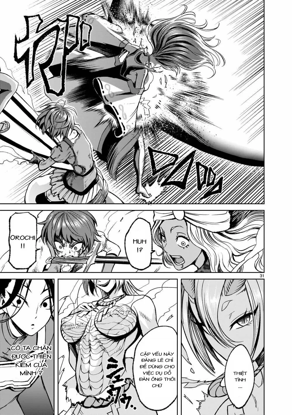 HentaiVN.net - Ảnh 31 - Đấu trường Hoa hồng [Rosengarten Saga; Rozengaten Saga; Rosen Garten Saga] - Chap 16: Kì phùng địch thủ ～FREUNDSCHAFT～