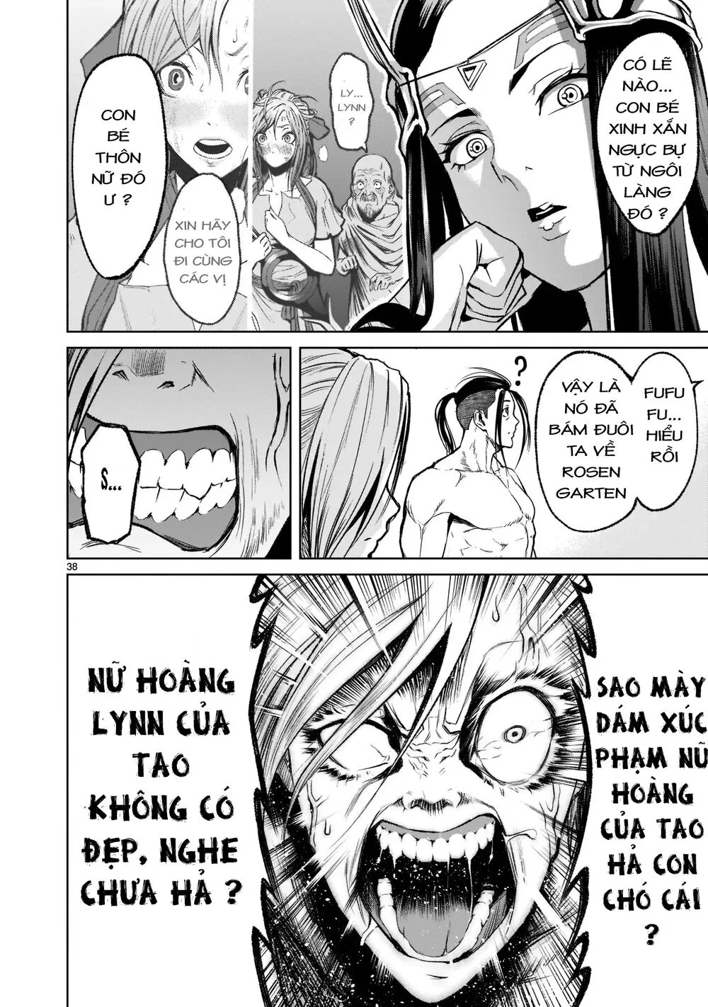 HentaiVN.net - Ảnh 37 - Đấu trường Hoa hồng [Rosengarten Saga; Rozengaten Saga; Rosen Garten Saga] - Chap 19: Chiến thuật ～Tricks～