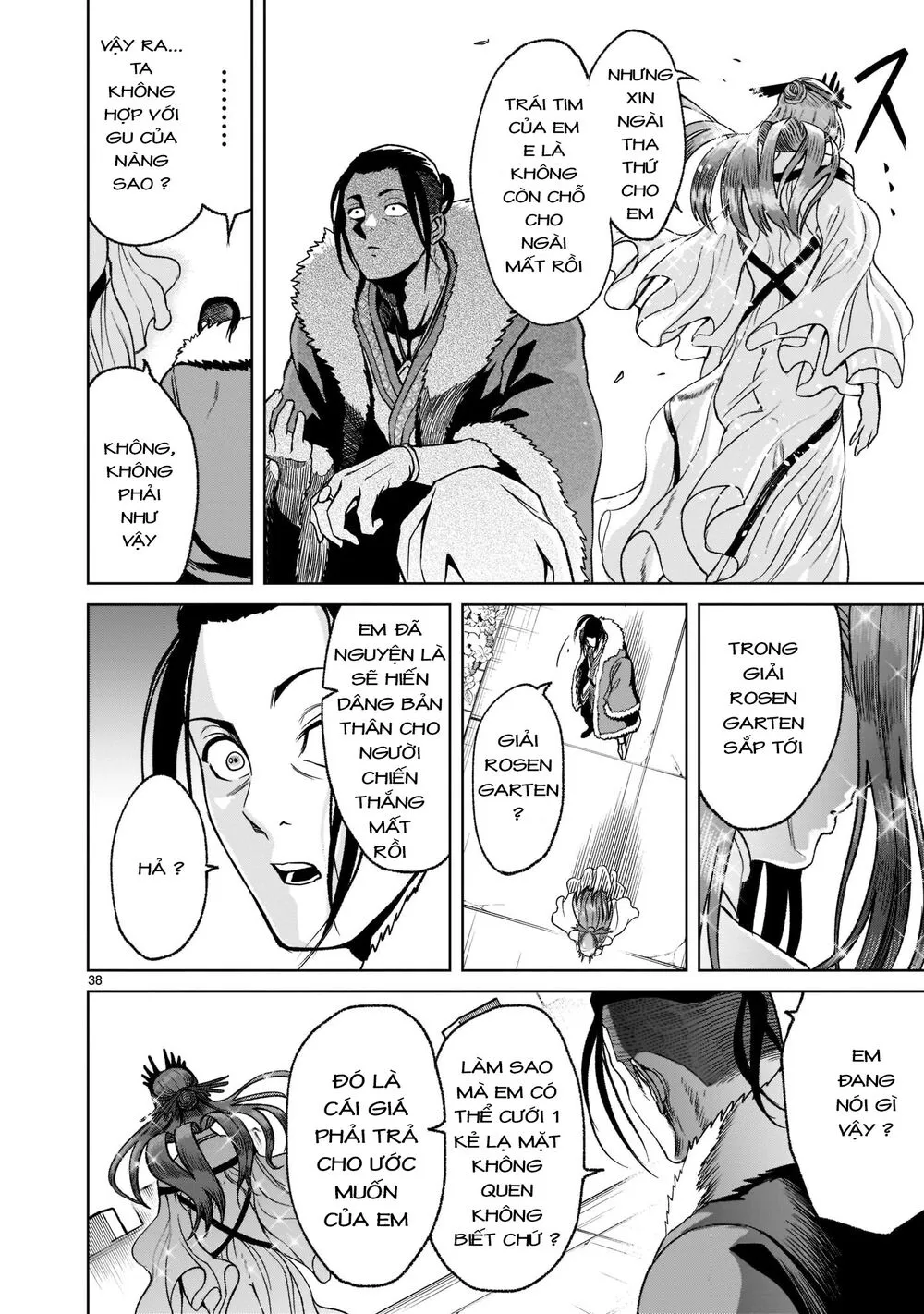 HentaiVN.net - Ảnh 38 - Đấu trường Hoa hồng [Rosengarten Saga; Rozengaten Saga; Rosen Garten Saga] - Chap 21: Nhẫn ～Träume～