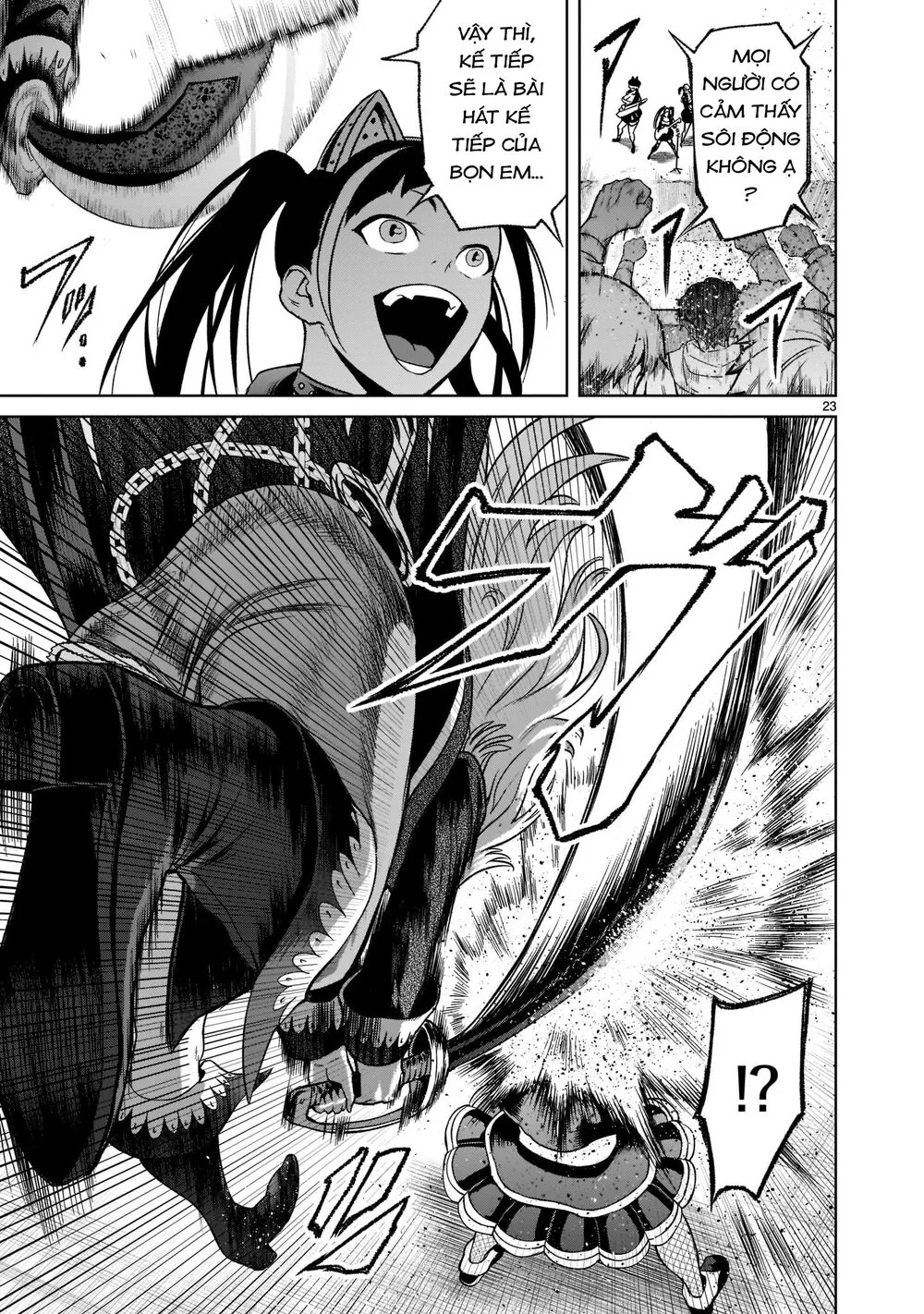 HentaiVN.net - Ảnh 23 - Đấu trường Hoa hồng [Rosengarten Saga; Rozengaten Saga; Rosen Garten Saga] - Chap 22: Hỗn loạn ～Weirdo-Fest～