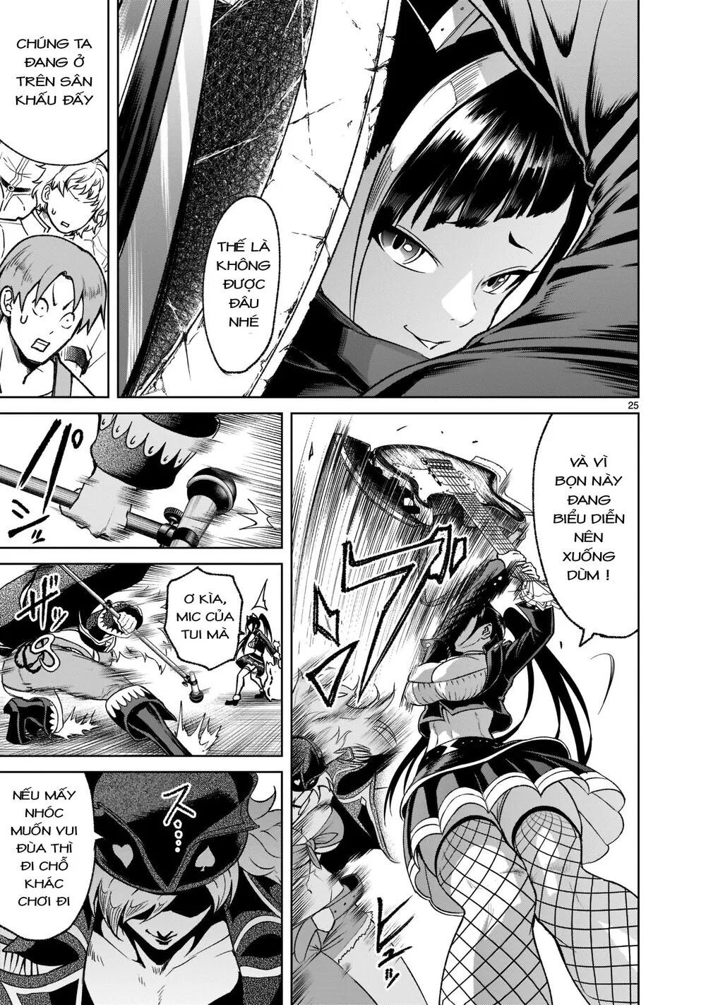 HentaiVN.net - Ảnh 25 - Đấu trường Hoa hồng [Rosengarten Saga; Rozengaten Saga; Rosen Garten Saga] - Chap 22: Hỗn loạn ～Weirdo-Fest～