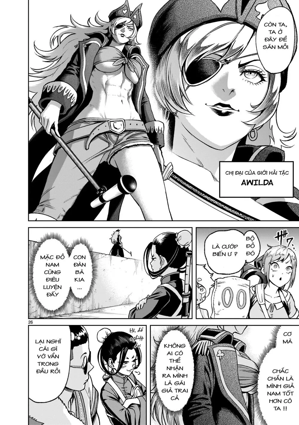 HentaiVN.net - Ảnh 26 - Đấu trường Hoa hồng [Rosengarten Saga; Rozengaten Saga; Rosen Garten Saga] - Chap 22: Hỗn loạn ～Weirdo-Fest～