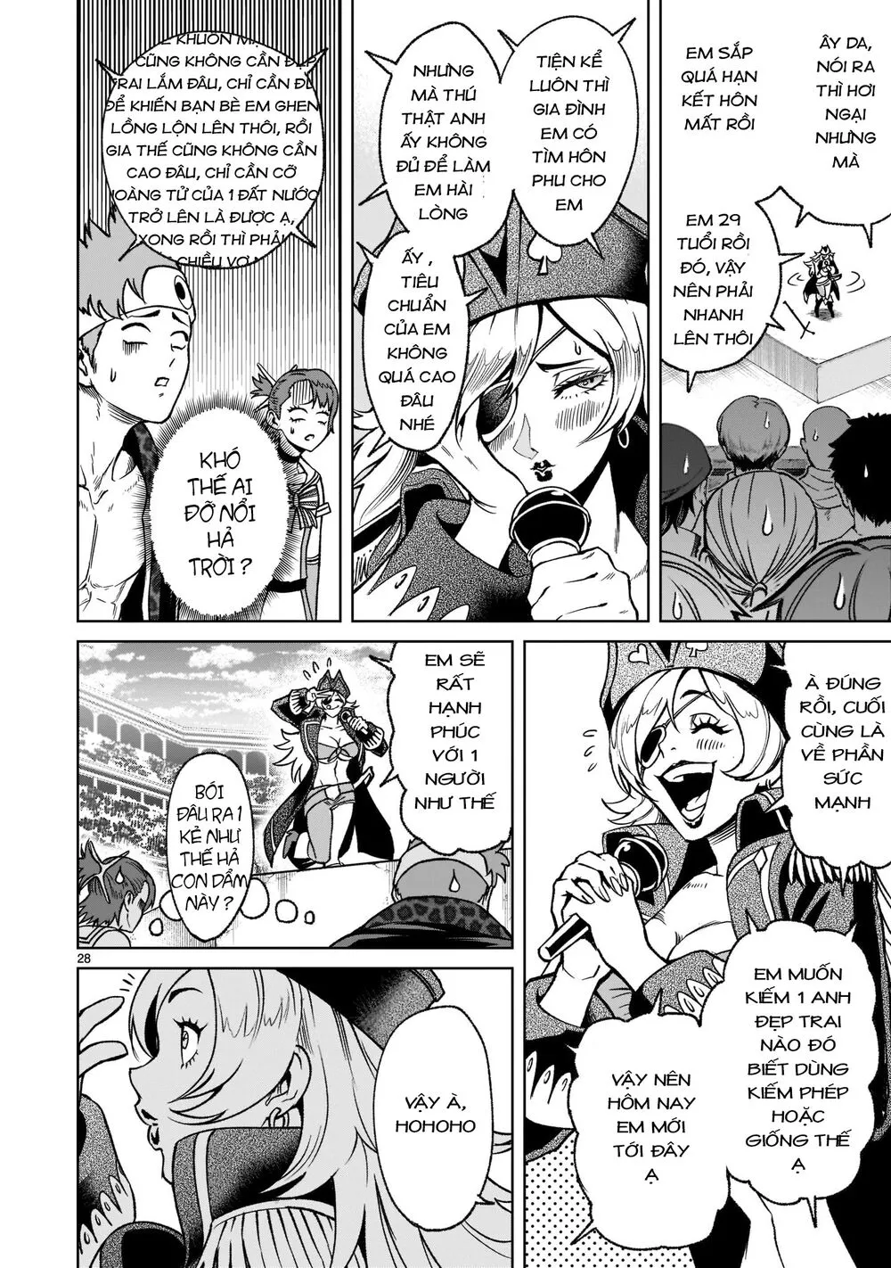HentaiVN.net - Ảnh 28 - Đấu trường Hoa hồng [Rosengarten Saga; Rozengaten Saga; Rosen Garten Saga] - Chap 22: Hỗn loạn ～Weirdo-Fest～