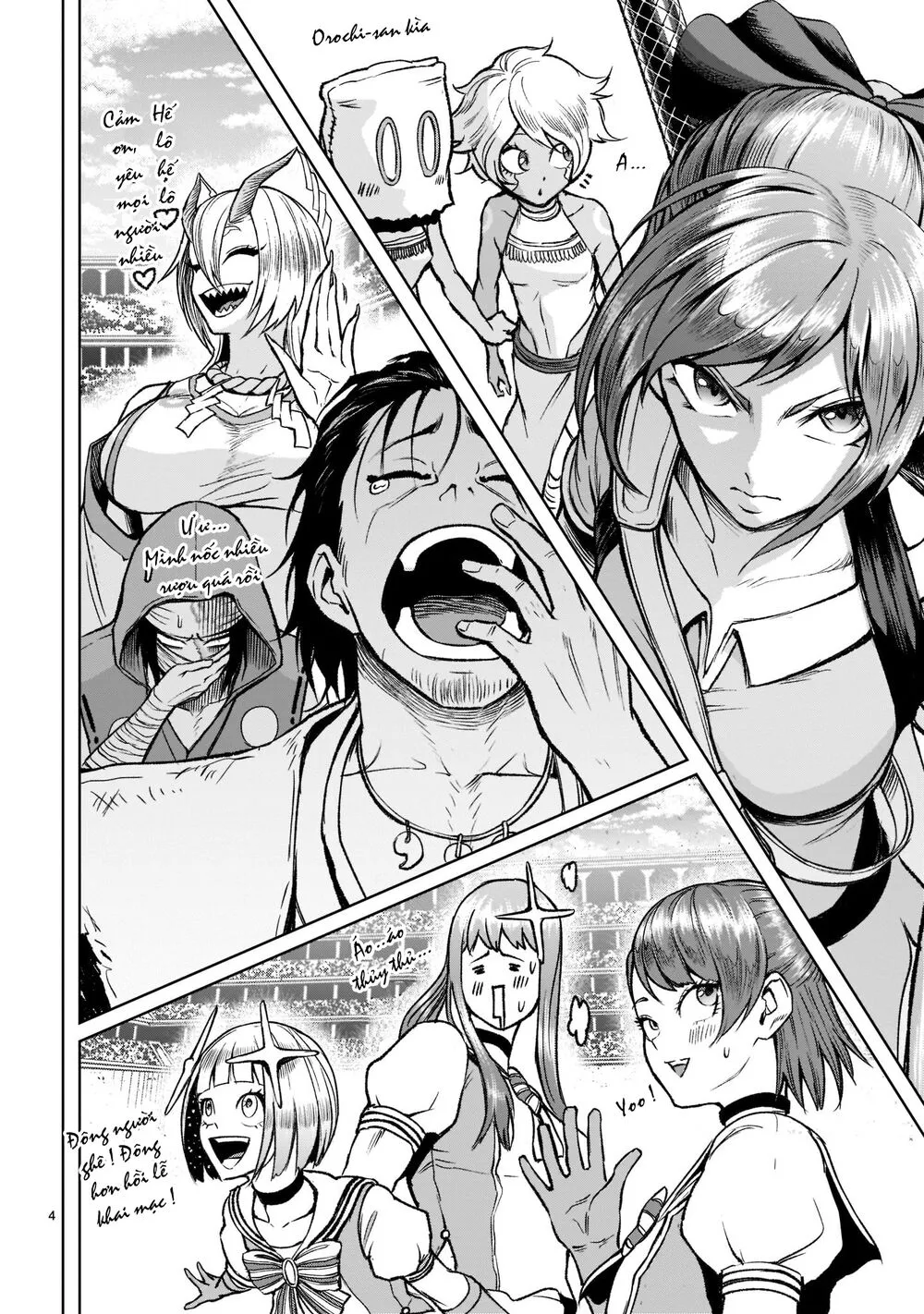 HentaiVN.net - Ảnh 4 - Đấu trường Hoa hồng [Rosengarten Saga; Rozengaten Saga; Rosen Garten Saga] - Chap 22: Hỗn loạn ～Weirdo-Fest～